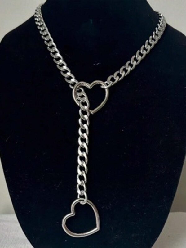 Collier Punk Cœur Métal – Image 7