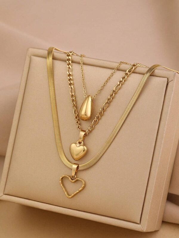 Set 3 Colliers Pendentifs Dés