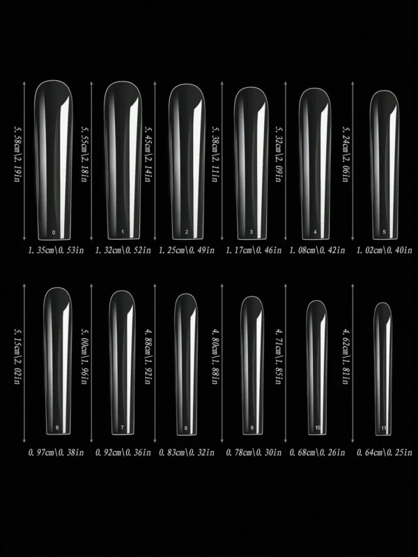 240 pcs ongles XXL ballerine – Image 3