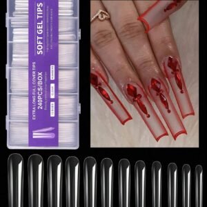 240 pcs ongles XXL ballerine