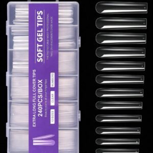 240 pcs ongles XXL ballerine