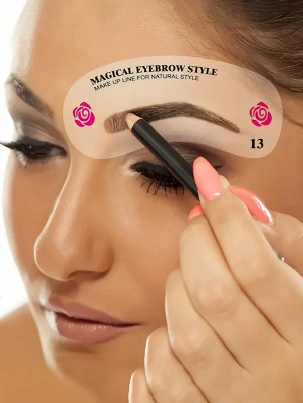 24 pcs Kit sourcils façonnage
