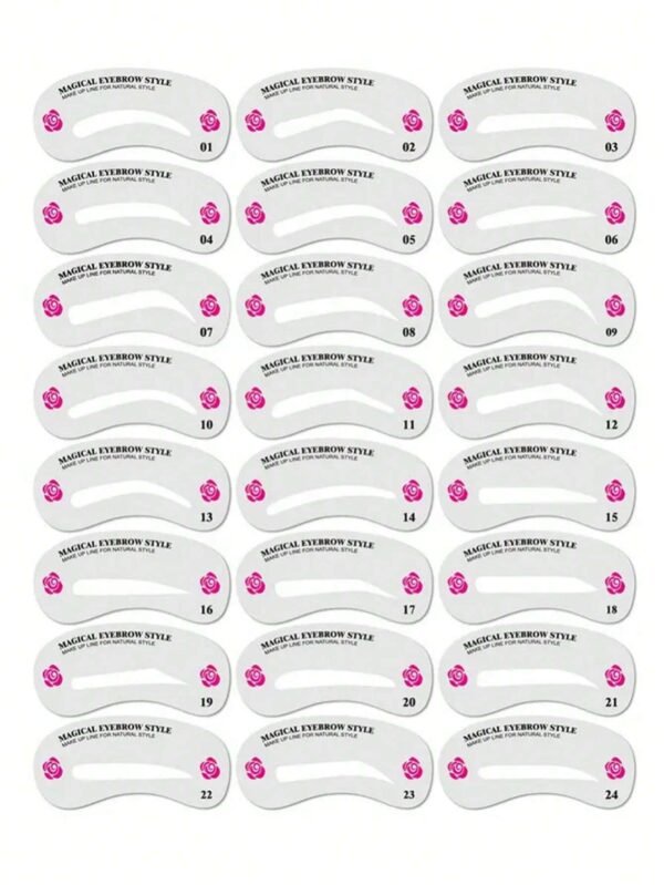 24 pcs Kit sourcils façonnage – Image 2