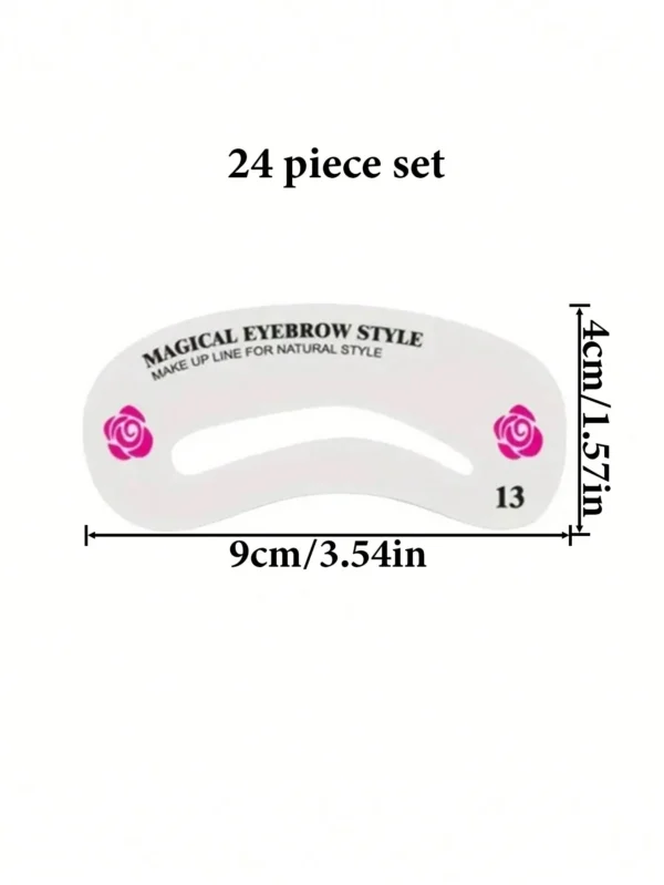 24 pcs Kit sourcils façonnage – Image 5