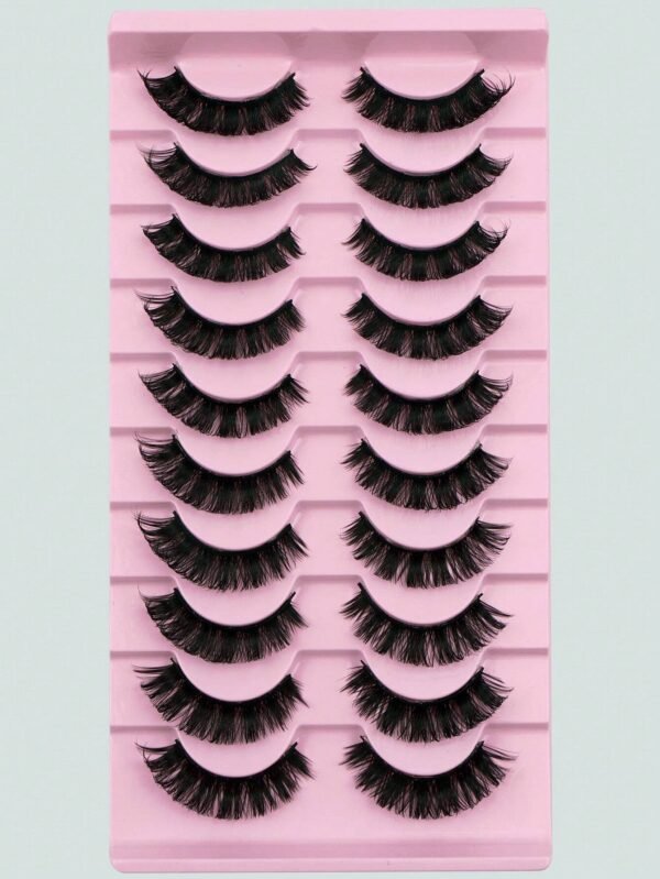 10 paires cils doux réutilisables – Image 2