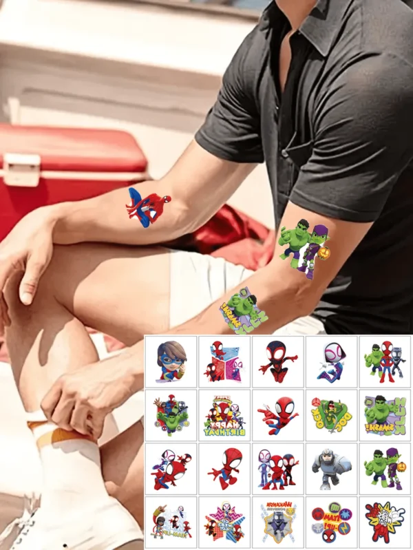 20 feuilles tattoos Disney kawaii – Image 6