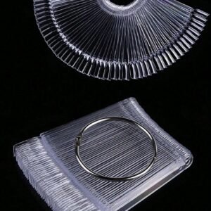50 pcs éventail faux ongles