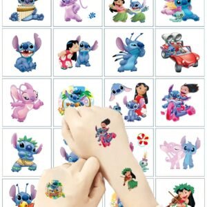 20 feuilles tatouages Stitch