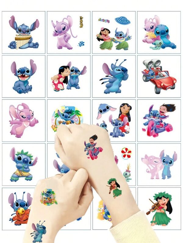 20 feuilles tatouages Stitch