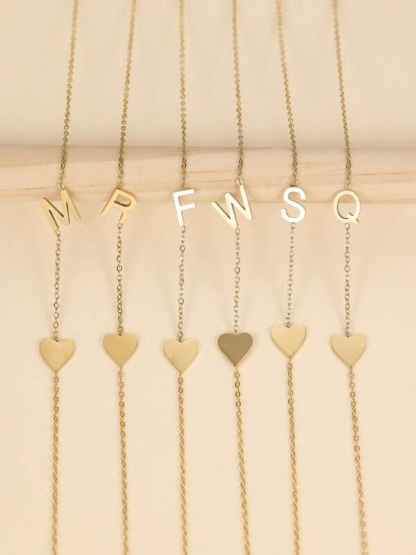1 Collier Initiale Personnalisée – Image 4