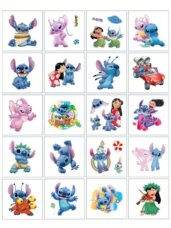 20 feuilles tatouages Stitch – Image 8
