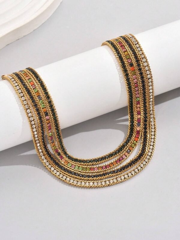 Collier Zircone Strass Luxe – Image 3