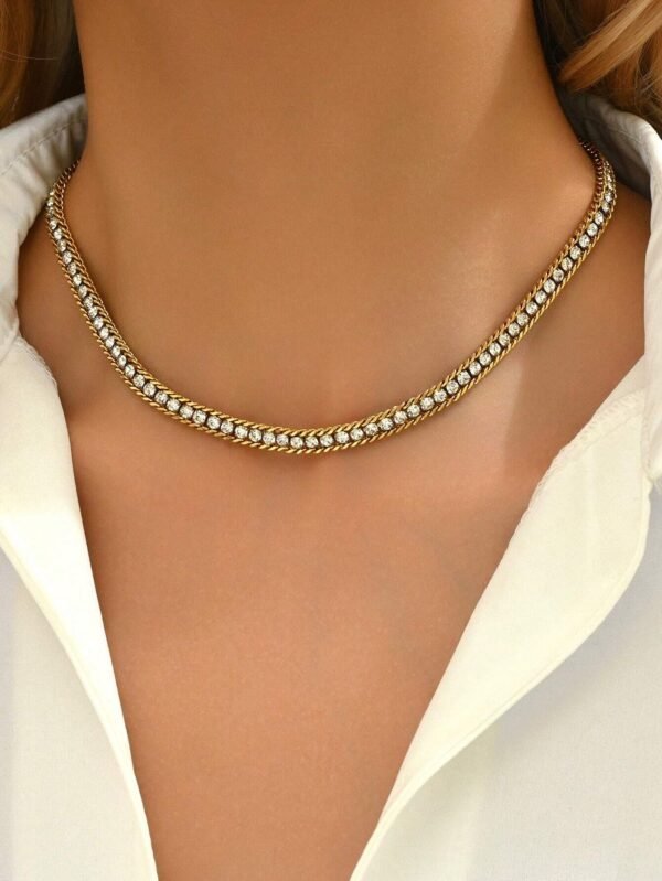 Collier Zircone Strass Luxe – Image 4