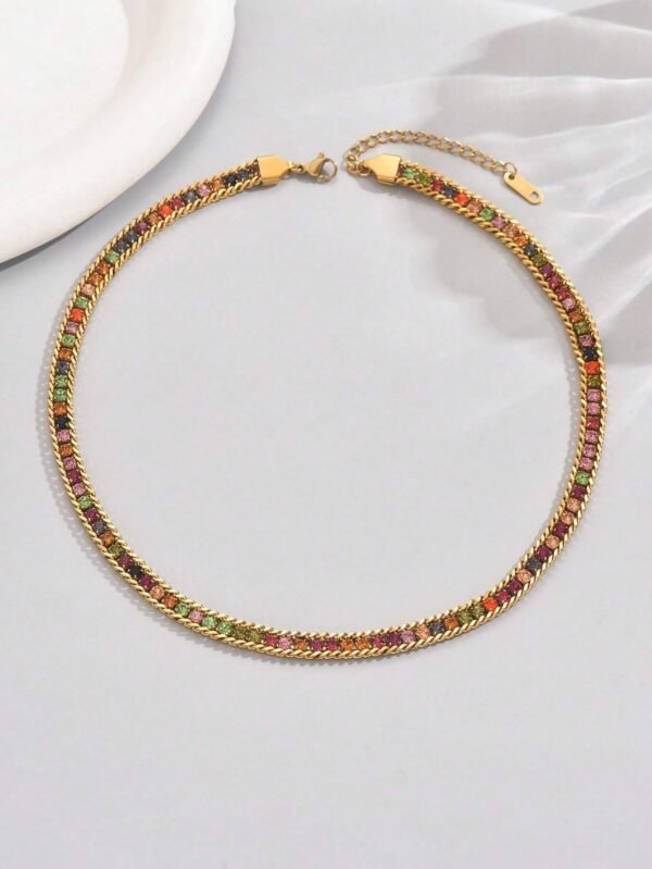 Collier Zircone Strass Luxe – Image 9