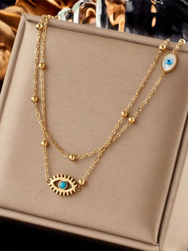 Collier turquoise œil bleu – Image 7