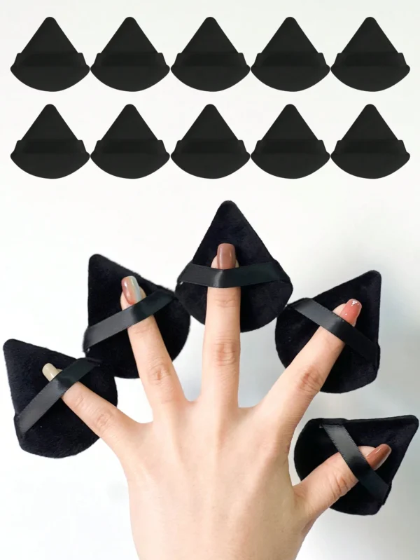 10 pcs houppettes triangle mini – Image 2