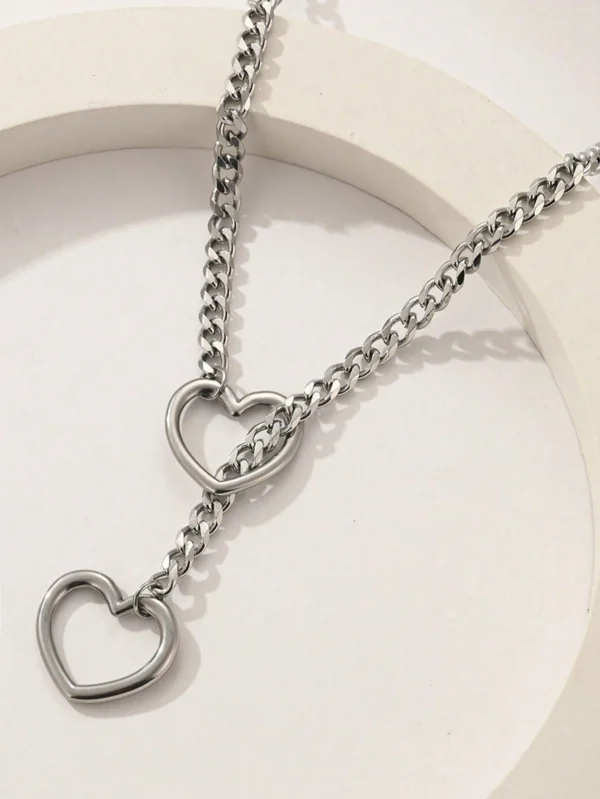 Collier Punk Cœur Métal – Image 3