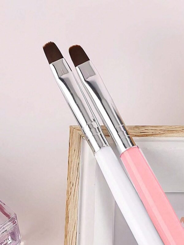 Pinceau gel UV rose blanc – Image 3