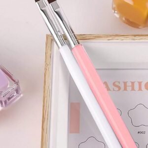 Pinceau gel UV rose blanc