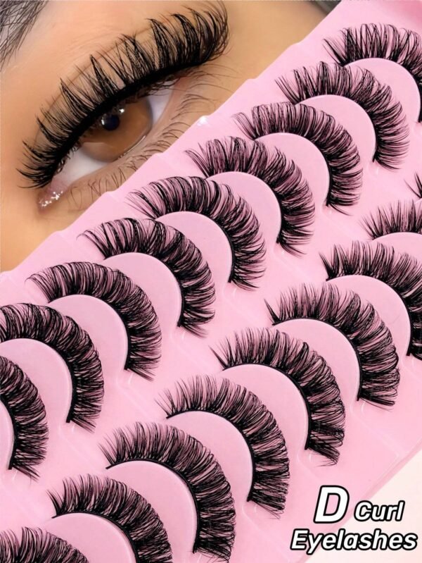 10 paires cils russes