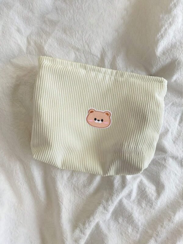 1 pc Sac maquillage velours simple – Image 23