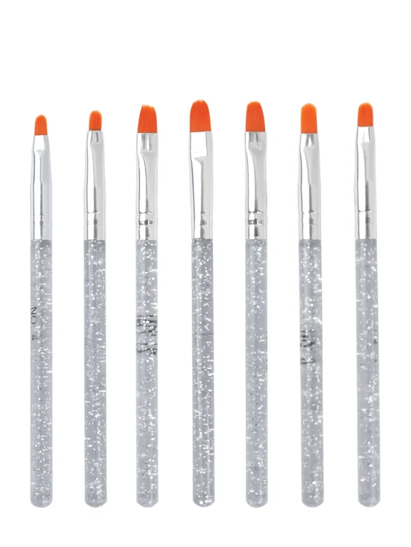 7 pcs pinceaux pro manucure