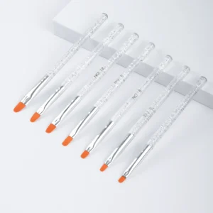 7 pcs pinceaux pro manucure