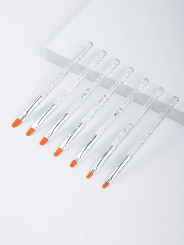 7 pcs pinceaux pro manucure – Image 2
