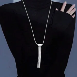 Collier Pull Franges Long