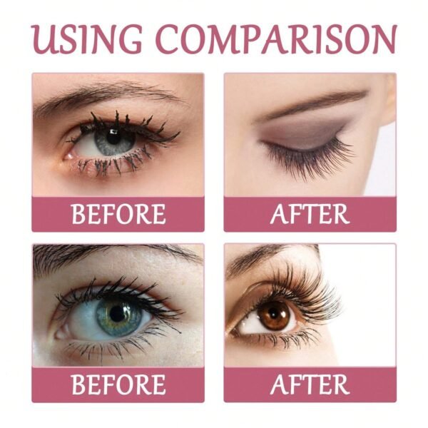 1 pc peigne acier cils rose – Image 4