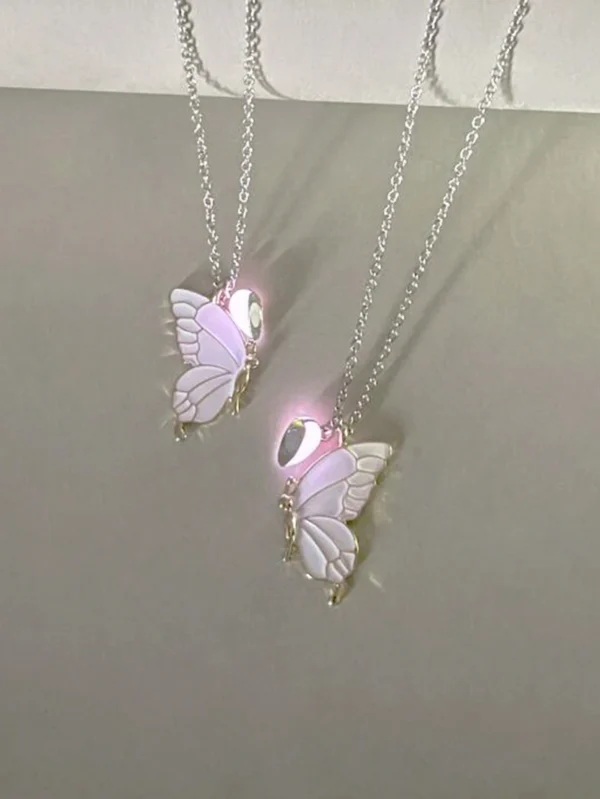 2 Pendentifs Couple Papillon – Image 8