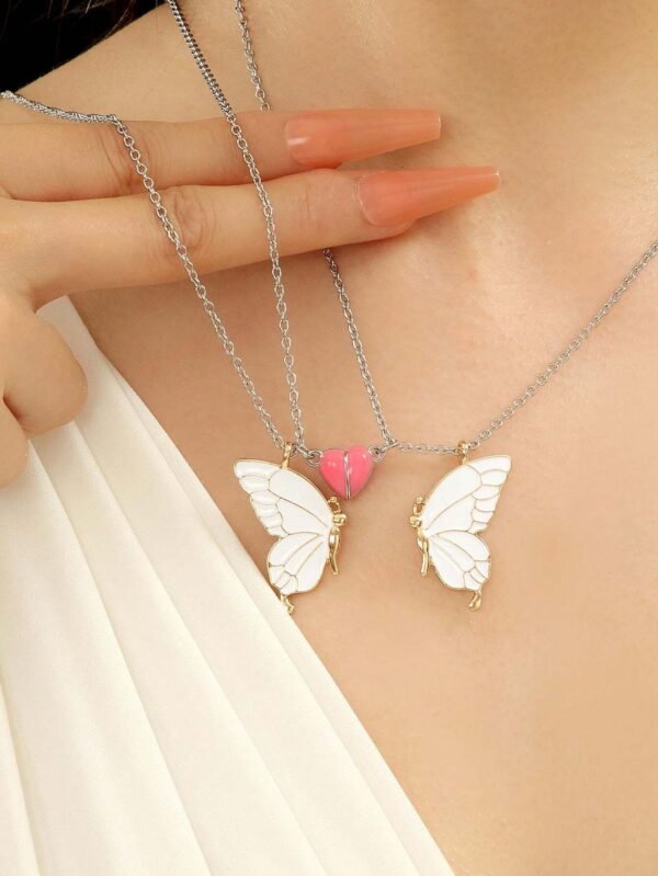 2 Pendentifs Couple Papillon – Image 13