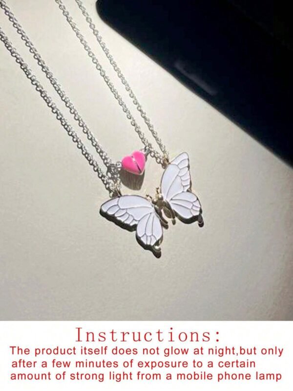 2 Pendentifs Couple Papillon – Image 15