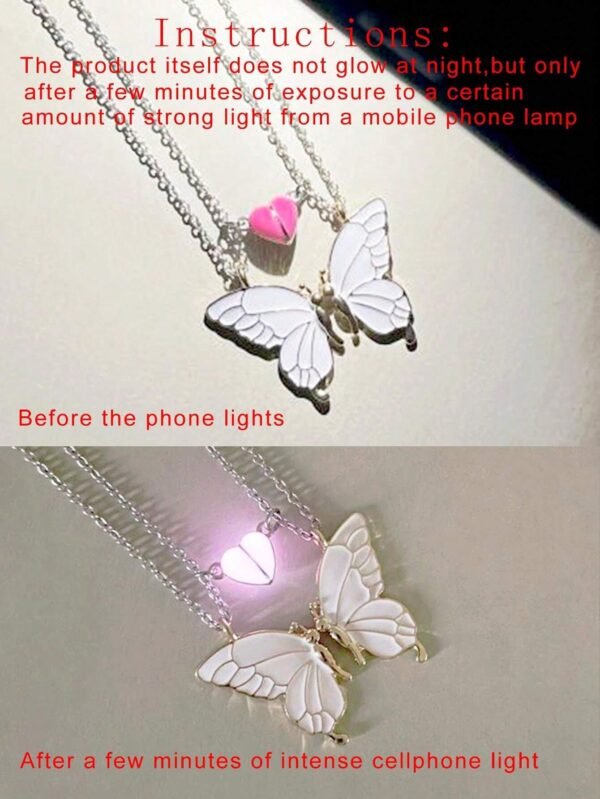 2 Pendentifs Couple Papillon – Image 14