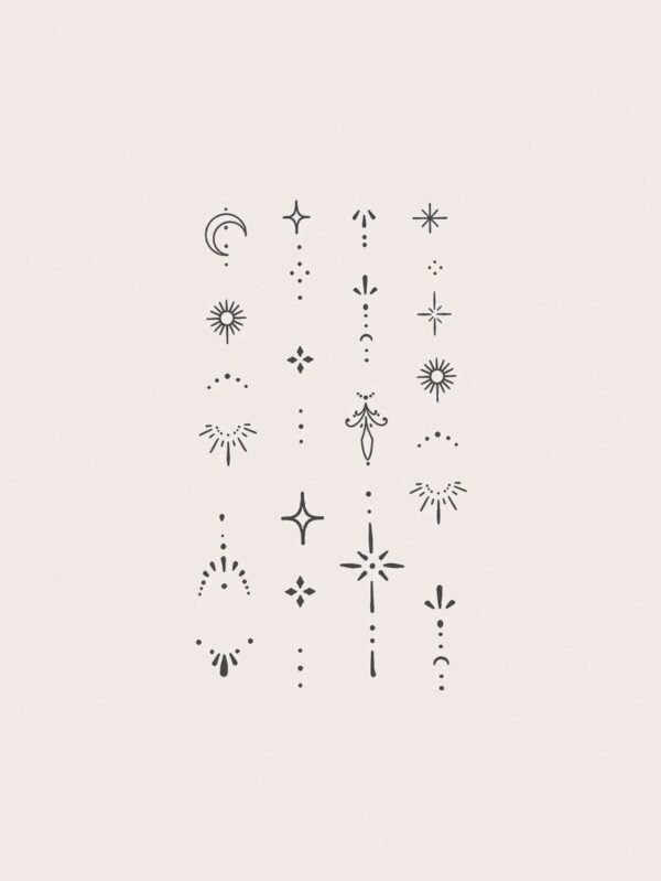 1 pc tatouage doigts bleus – Image 6