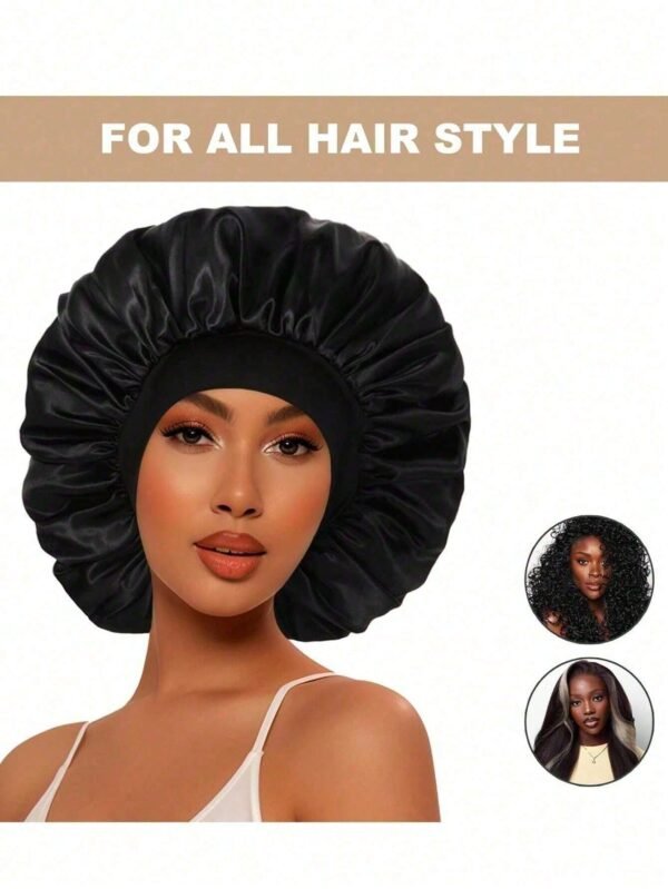 Bonnet satin soie – Image 3