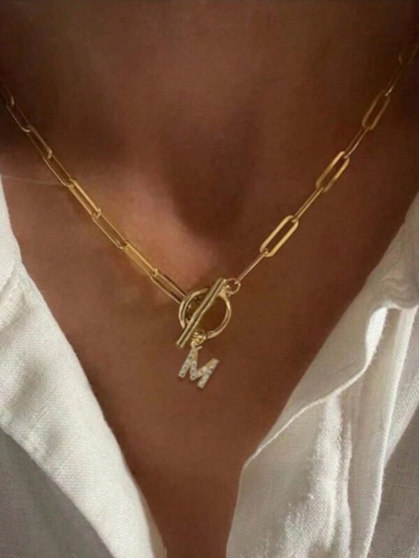 1 Collier 26 Lettres Zircone – Image 6