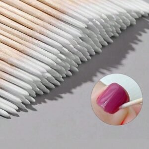 100 pcs bâtonnets bois ongles