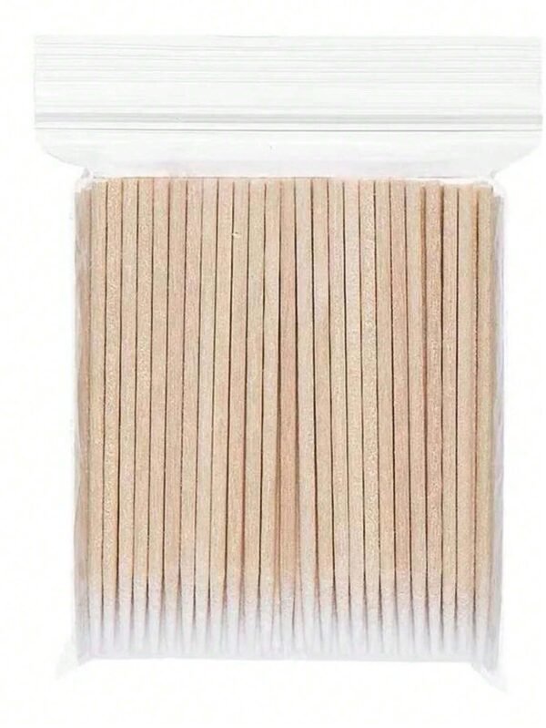 100 pcs bâtonnets bois ongles – Image 6