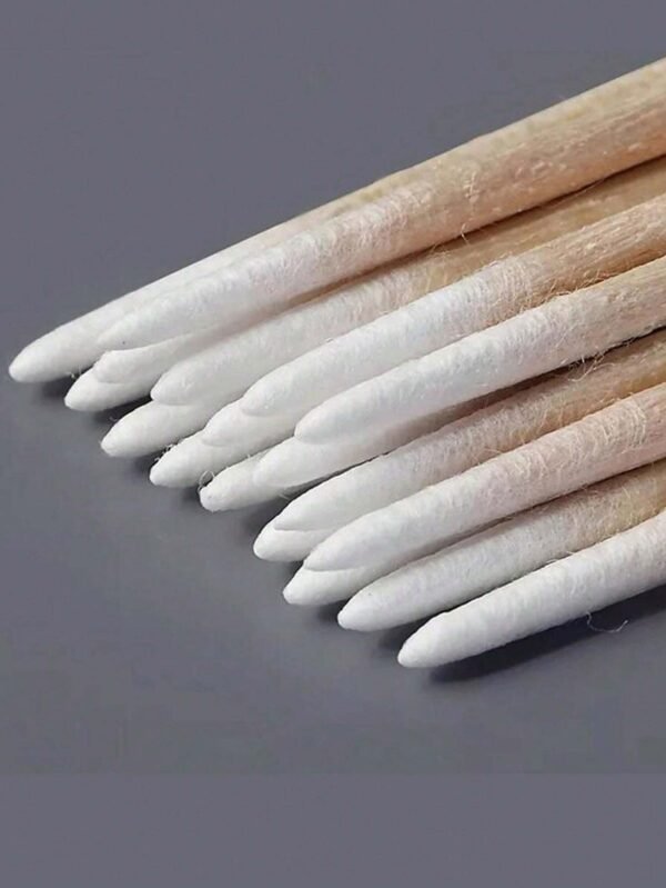 100 pcs bâtonnets bois ongles – Image 2