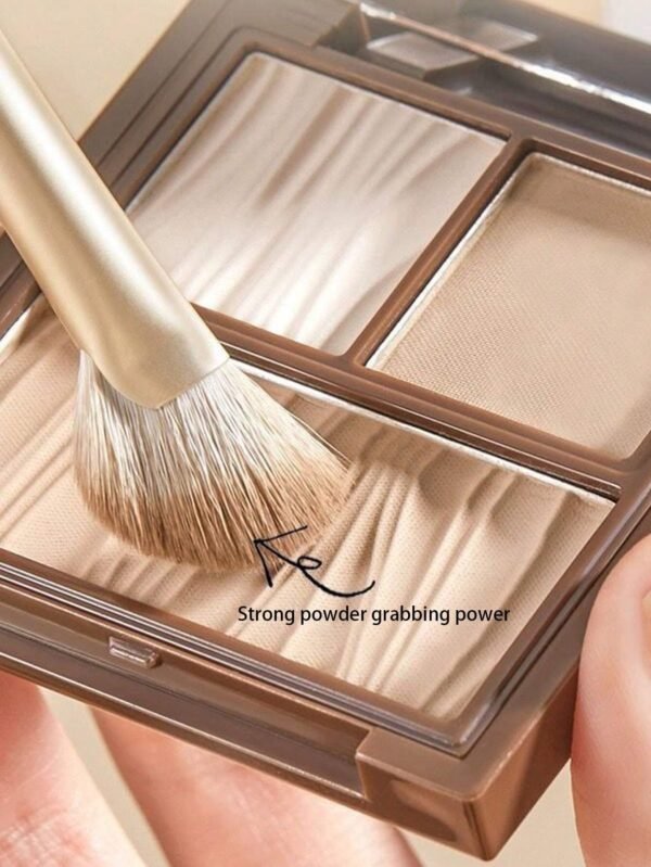 2 pcs pinceaux highlighter nez angle – Image 3