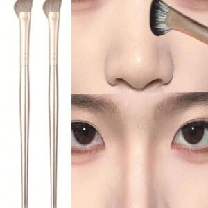 2 pcs pinceaux highlighter nez angle