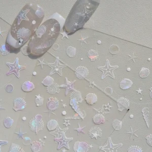 Autocollant coquillages 5D
