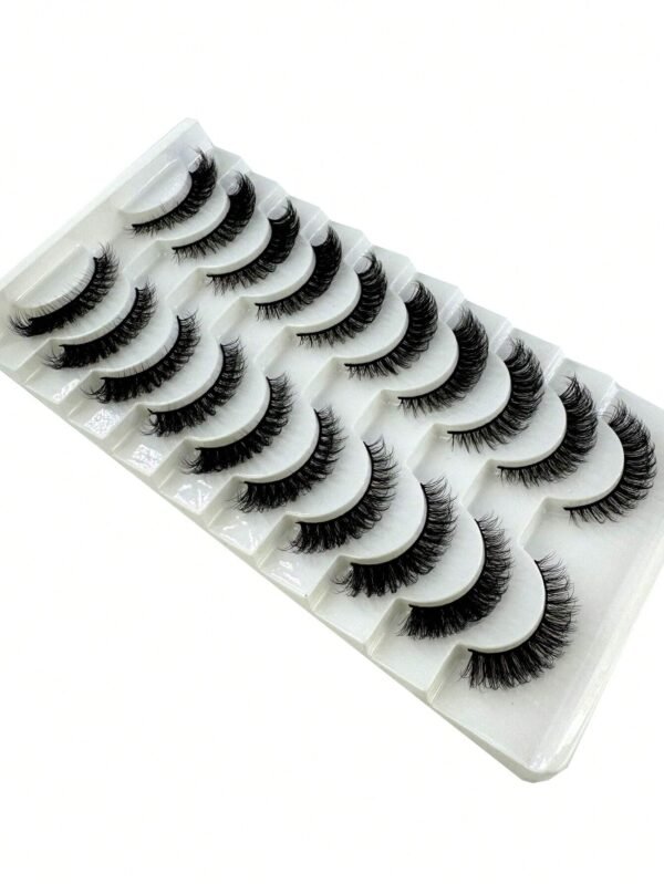 10 paires cils naturel – Image 5