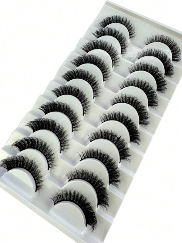 10 paires cils naturel – Image 7