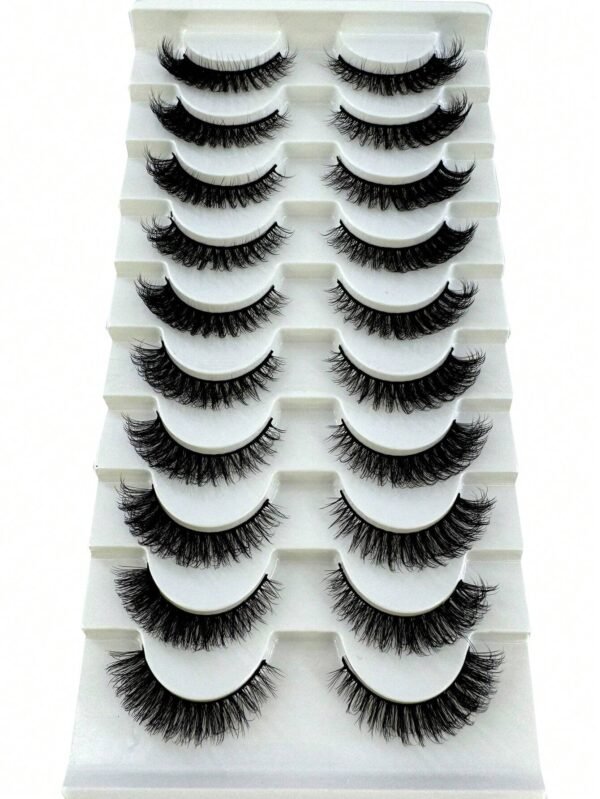 10 paires cils naturel – Image 3