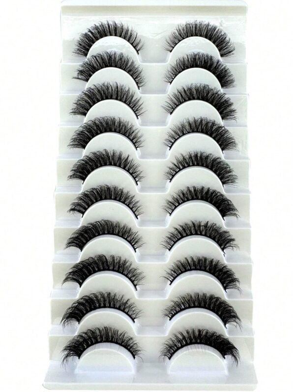 10 paires cils naturel – Image 8