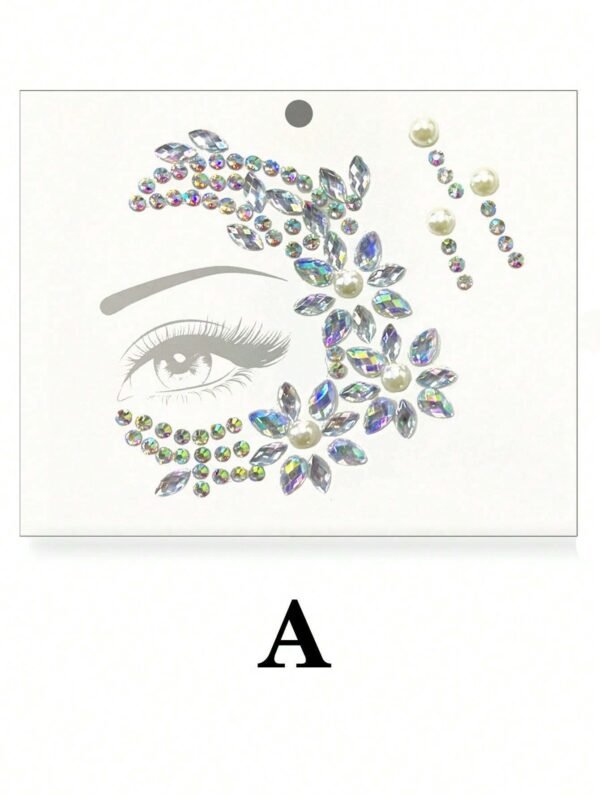 1 pc strass yeux 3D – Image 2