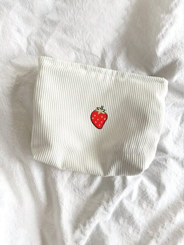 1 pc Sac maquillage velours simple – Image 17