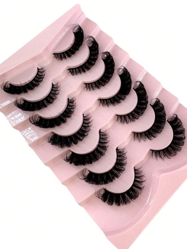 7 paires cils russes DD 8D – Image 7
